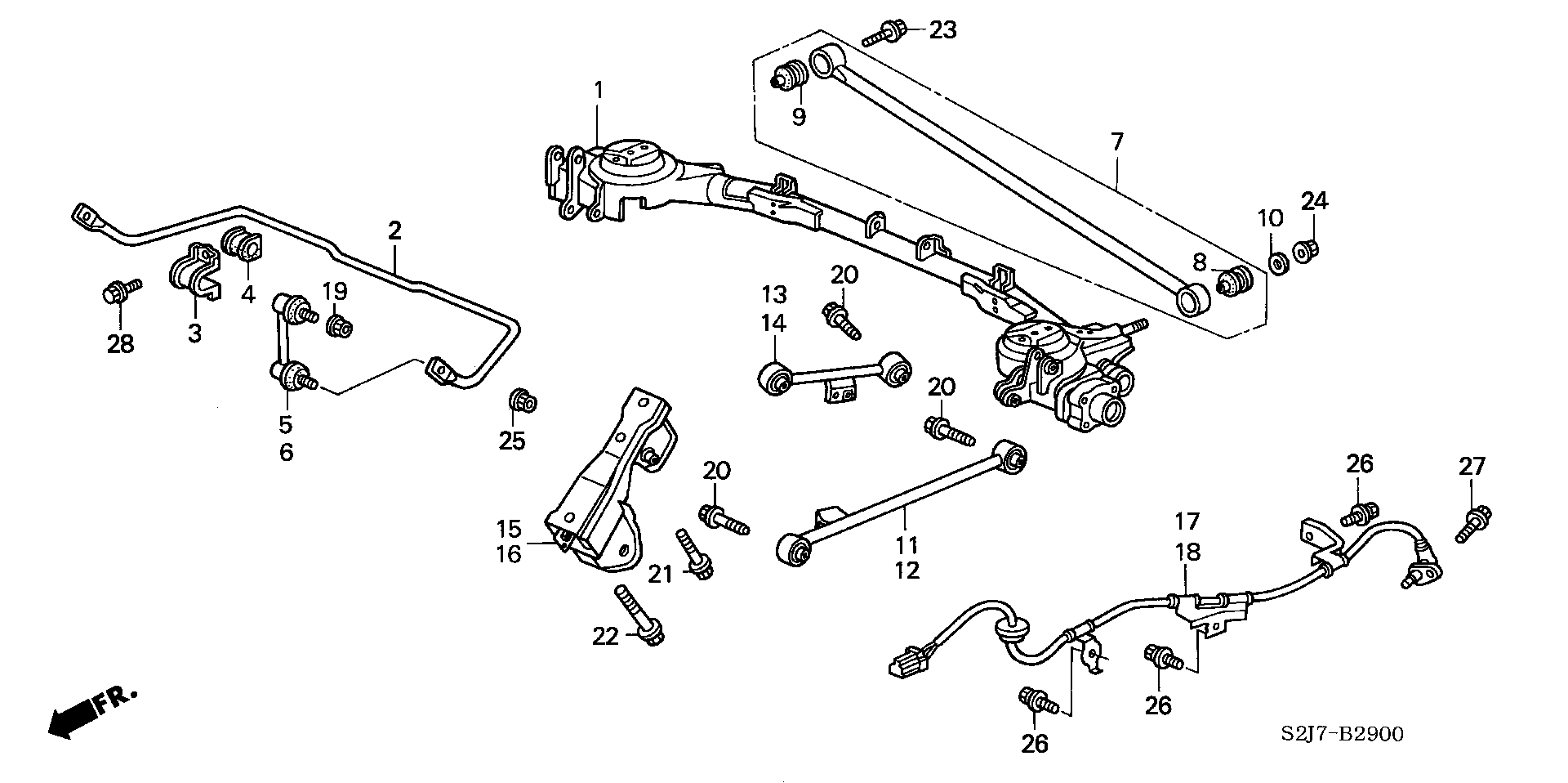 Honda 52321-S2H-003 - Asta/Puntone, Stabilizzatore www.autoricambit.com