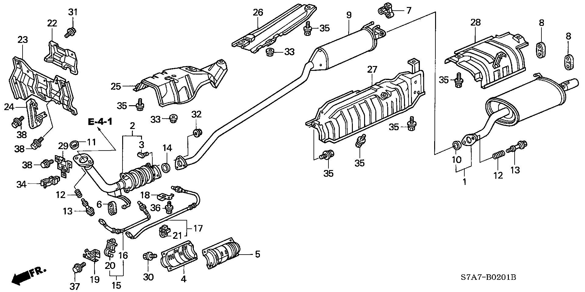 Honda 36532PNEG01 - Sonda lambda www.autoricambit.com