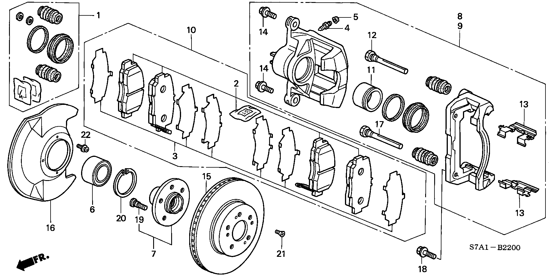 Honda 45251-S7A-E10 - Discofreno www.autoricambit.com