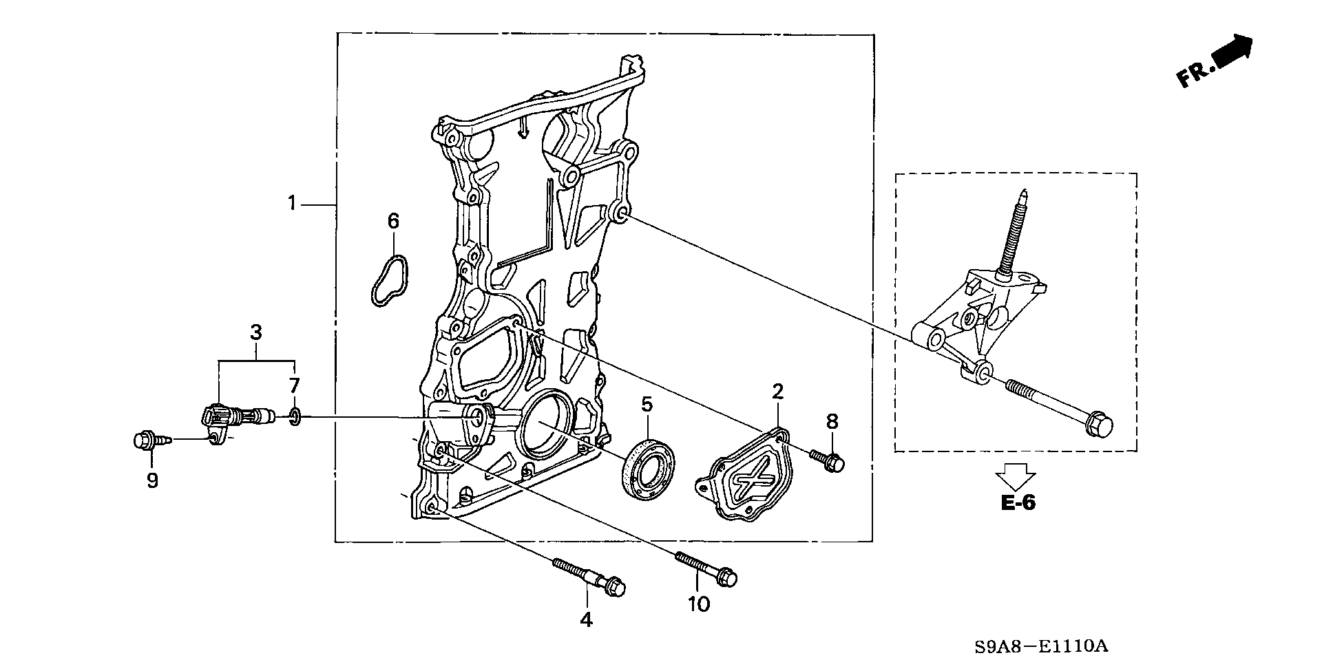 Honda 91212-PNC-004 - Paraolio, Albero a gomiti www.autoricambit.com