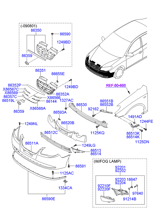 Hyundai 92202-2H000 - Fendinebbia www.autoricambit.com