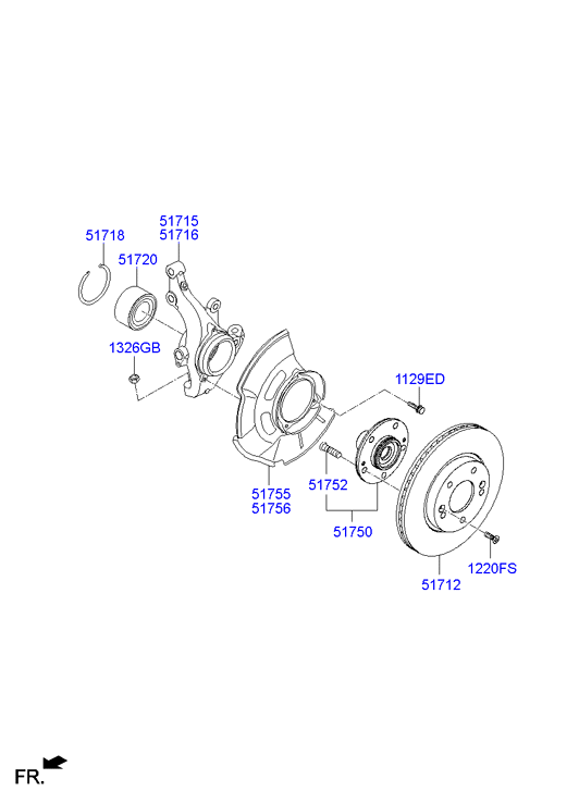 KIA 51712-3X000 - Discofreno www.autoricambit.com