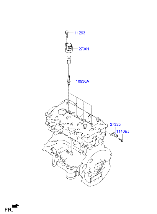 Hyundai 18846 11070 - Candela accensione www.autoricambit.com