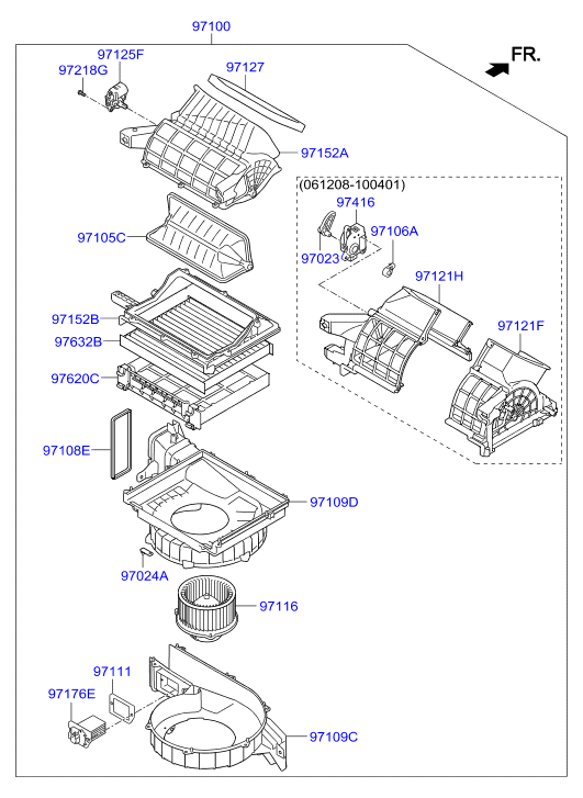 Hyundai 97235-3K100 - Resistenza, Ventilatore abitacolo www.autoricambit.com