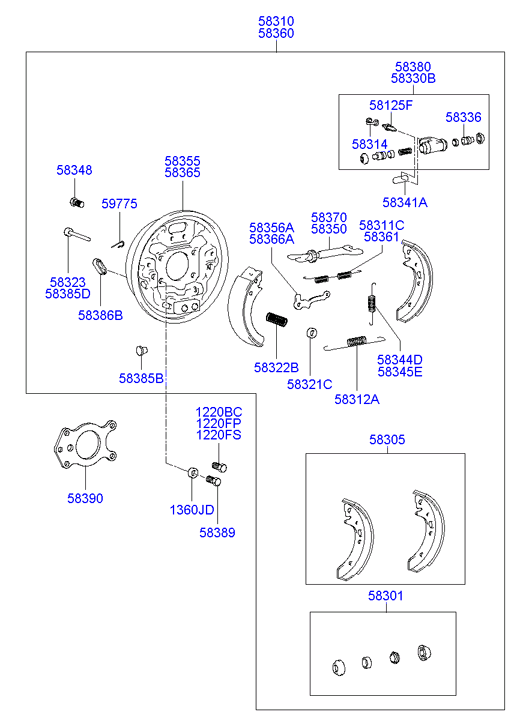 KIA 58380-25200 - Cilindretto freno www.autoricambit.com