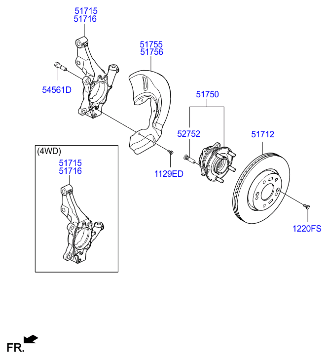 Hyundai 51712-C1000 - Discofreno www.autoricambit.com