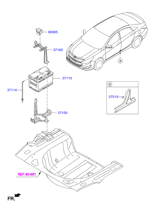 KIA 371104R000 - Batteria avviamento www.autoricambit.com