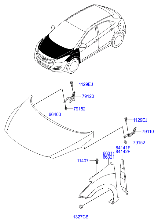 Hyundai 66321-A6010 - Parafango www.autoricambit.com