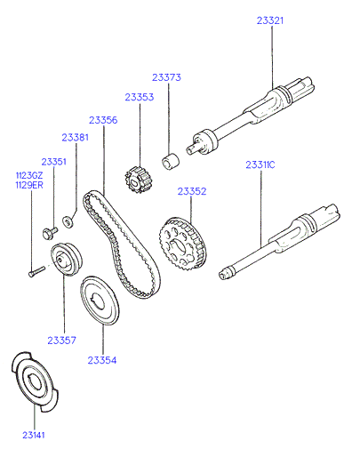 Hyundai 23356 33160 - Cinghia dentata www.autoricambit.com