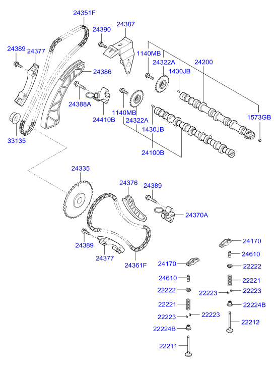 Hyundai 22212-2A100 - Valvola di scarico www.autoricambit.com