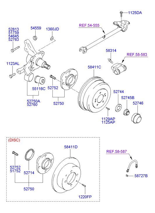 KIA 52710-2D000 - Kit cuscinetto ruota www.autoricambit.com