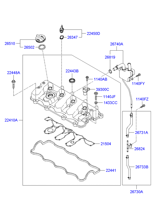 KIA 3930027400 - Generatore di impulsi, Albero a gomiti www.autoricambit.com