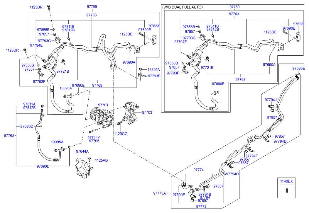 Hyundai 97701-2B151 - Compressore, Climatizzatore www.autoricambit.com