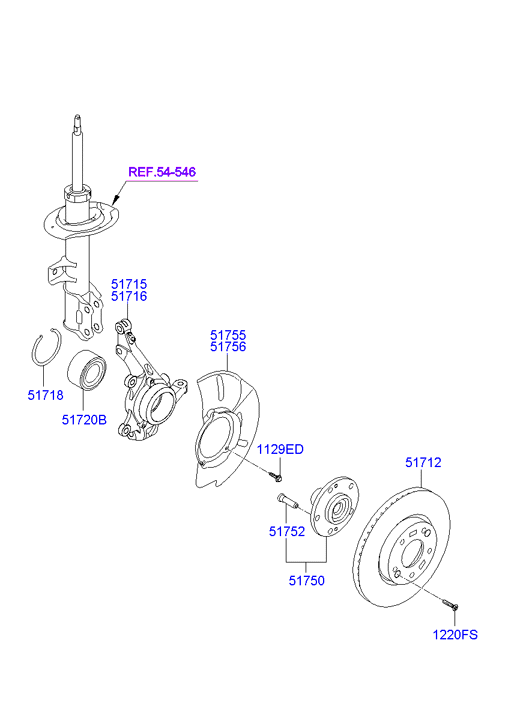 KIA 517122Y000 - Discofreno www.autoricambit.com