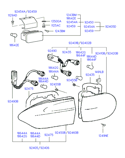 Hyundai 1864221008E - Lampadina, Fendi/Retronebbia www.autoricambit.com