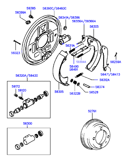 Hyundai 584204A020 - Cilindretto freno www.autoricambit.com