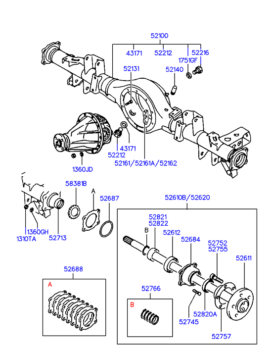 KIA 52701-4A060 - Kit cuscinetto ruota www.autoricambit.com