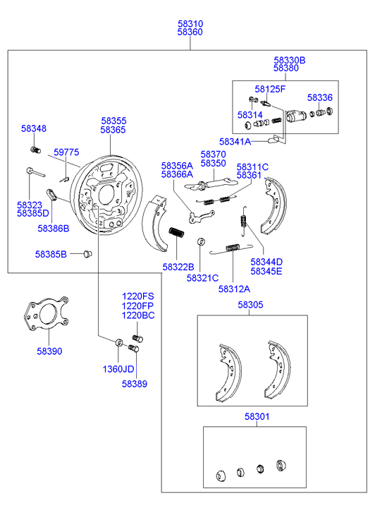 Hyundai 1220306161 - Bullone, Disco freno www.autoricambit.com