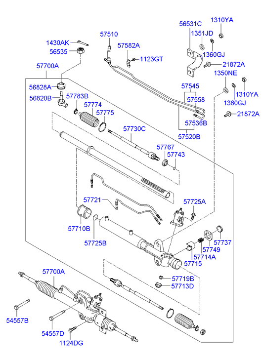 Hyundai 56820-47500 - Testa barra d'accoppiamento www.autoricambit.com