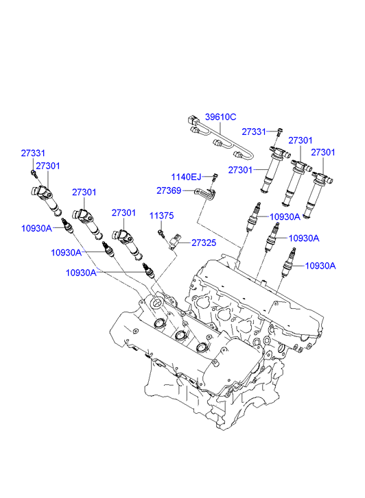 KIA 18840-11051 - Candela accensione www.autoricambit.com