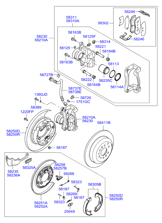 Hyundai 58210-2P700 - Pinza freno www.autoricambit.com