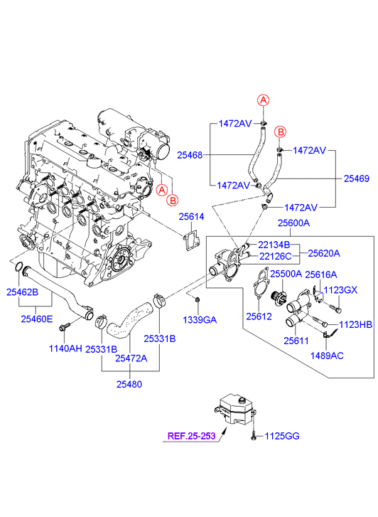 KIA 2561226870 - Anello tenuta, Stelo valvola www.autoricambit.com