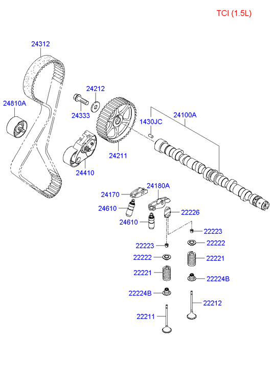 NISSAN 2431223002 - Cinghia dentata www.autoricambit.com