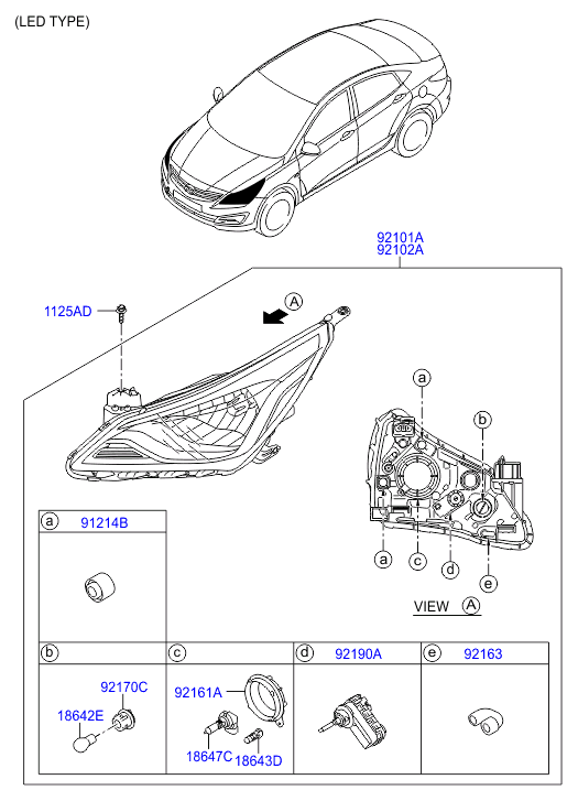 Hyundai 921613K000 - Lampadina, Fendinebbia www.autoricambit.com