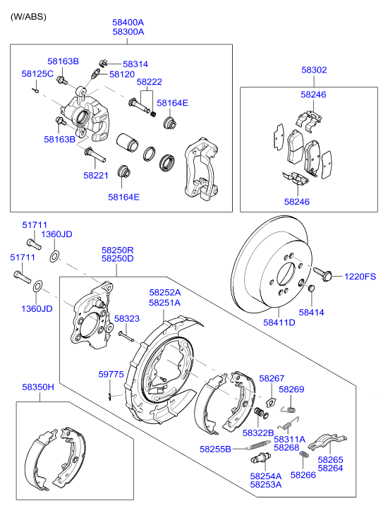 Hyundai (BEIJING) 583021GA00 - Kit pastiglie freno, Freno a disco www.autoricambit.com