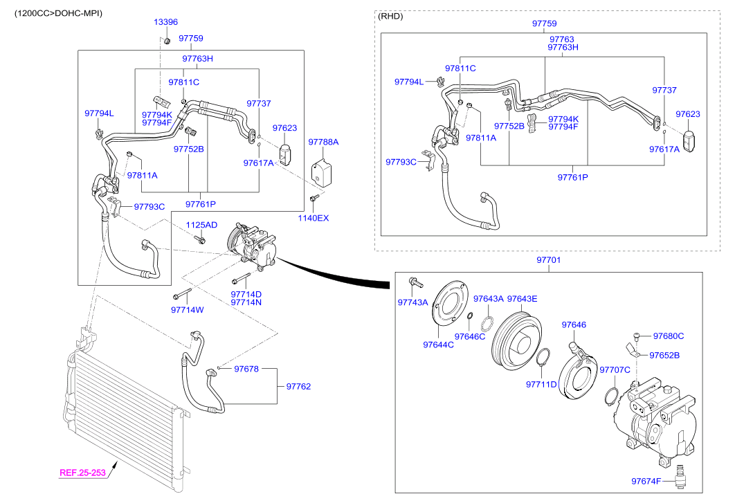 Hyundai 97701-1J100 - Compressore, Climatizzatore www.autoricambit.com