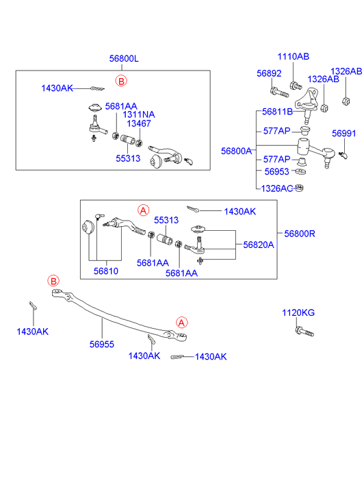 Mitsubishi HB568200 - Tirante trasversale www.autoricambit.com