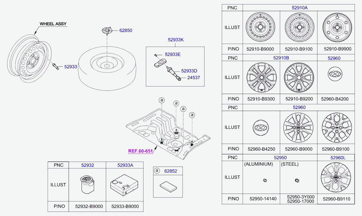 Hyundai 52933B2100 - Sensore ruota, Press. gonf. pneumatici-Sistema controllo www.autoricambit.com