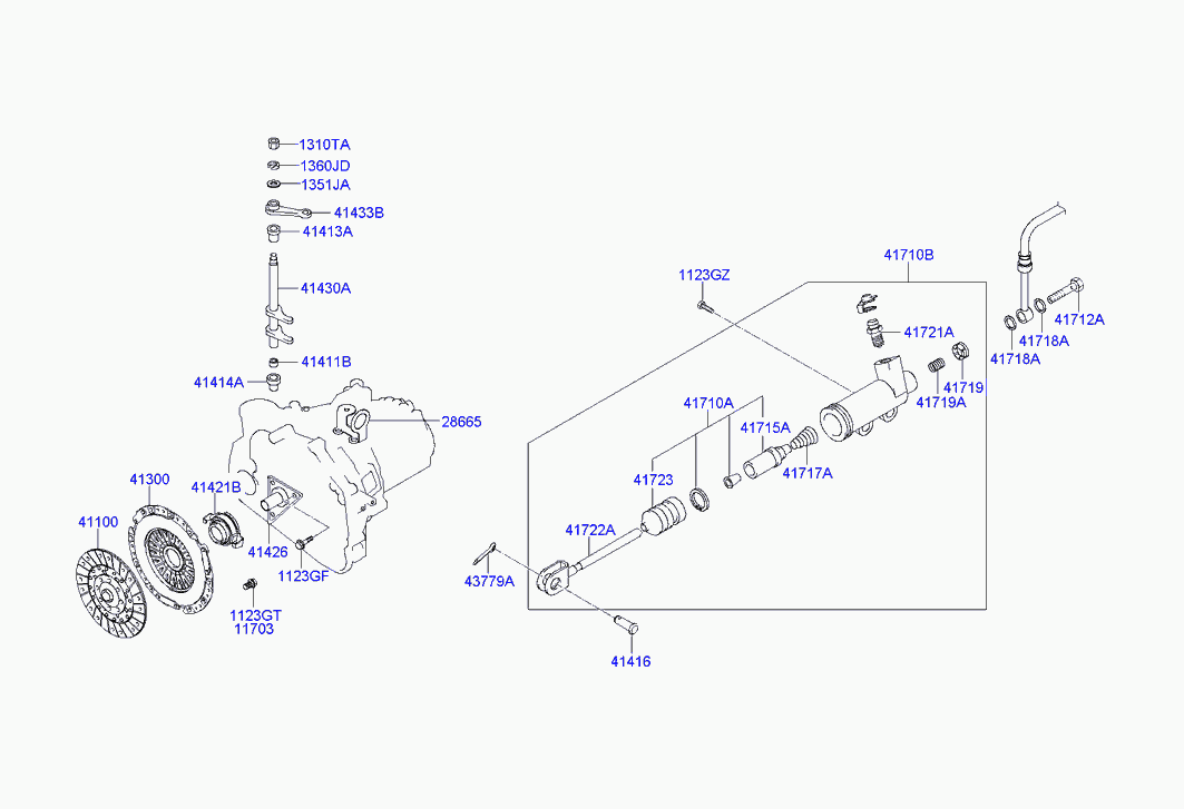 Hyundai 41100-39111 - Disco frizione www.autoricambit.com