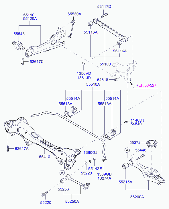 KIA 55100-2G000 - Sospensione a ruote indipendenti www.autoricambit.com