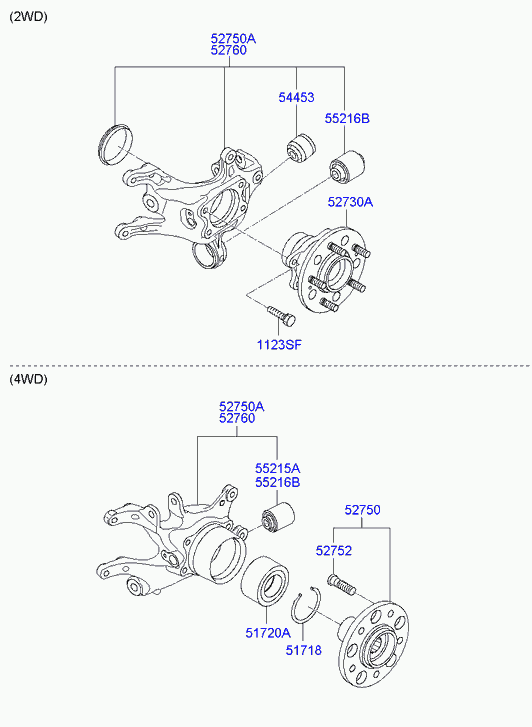 KIA 51720-2J001 - Kit cuscinetto ruota www.autoricambit.com