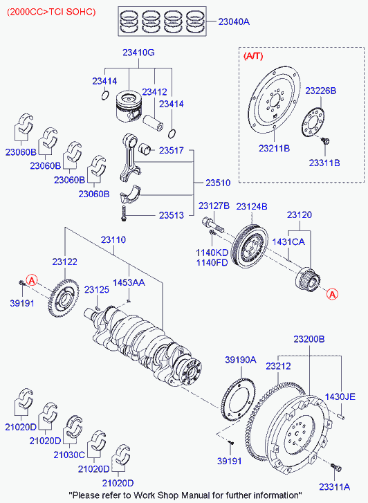 Hyundai 2311037300 - Pompa acqua www.autoricambit.com