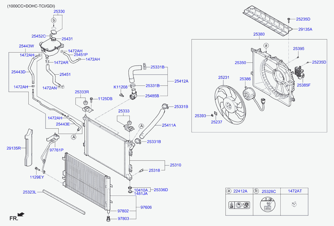 Hyundai 25330-B1000 - Tappo, radiatore www.autoricambit.com