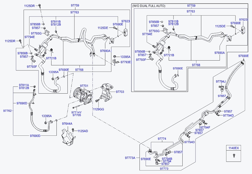 KIA 977012B101 - Compressore, Climatizzatore www.autoricambit.com