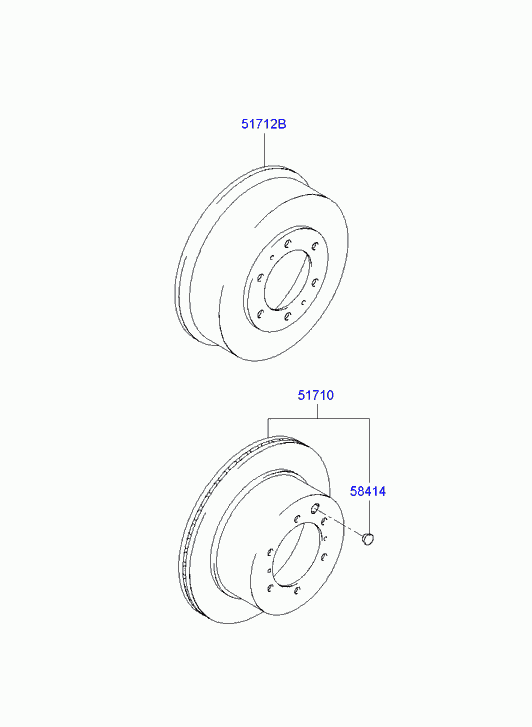 Hyundai 52710H1000 - Discofreno www.autoricambit.com