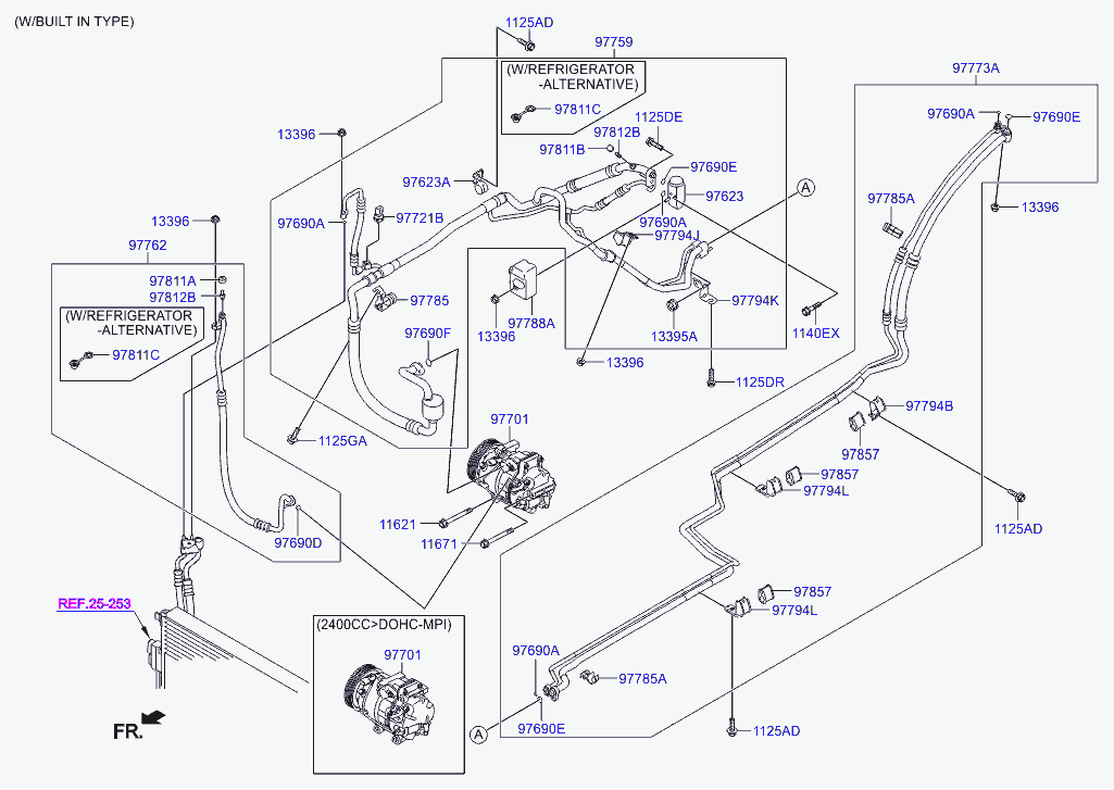 Hyundai 97701-2W050 - Compressore, Climatizzatore www.autoricambit.com