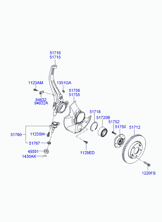 KIA 51712 3K150 - Discofreno www.autoricambit.com