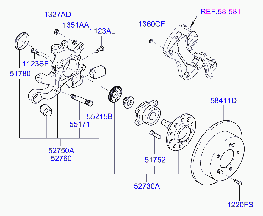 KIA 58411-3K100 - Discofreno www.autoricambit.com