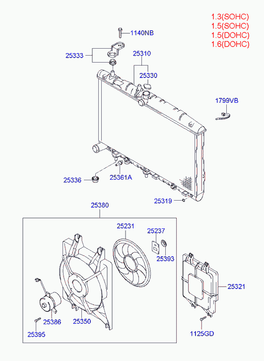 Hyundai 2533033101 - Chiusura, bocchettone riempimento olio www.autoricambit.com