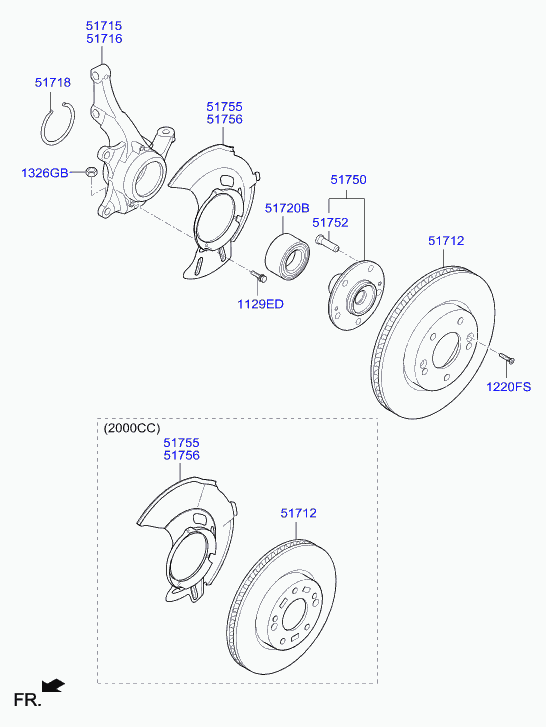 KIA 51712M0000 - Discofreno www.autoricambit.com