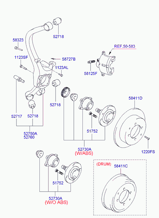 Hyundai 58411-38310 - Discofreno www.autoricambit.com