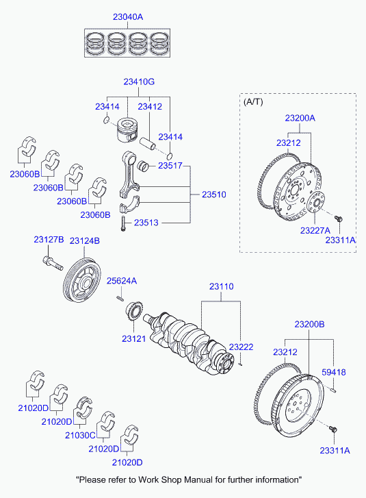 KIA 23200-2A700 - Volano www.autoricambit.com