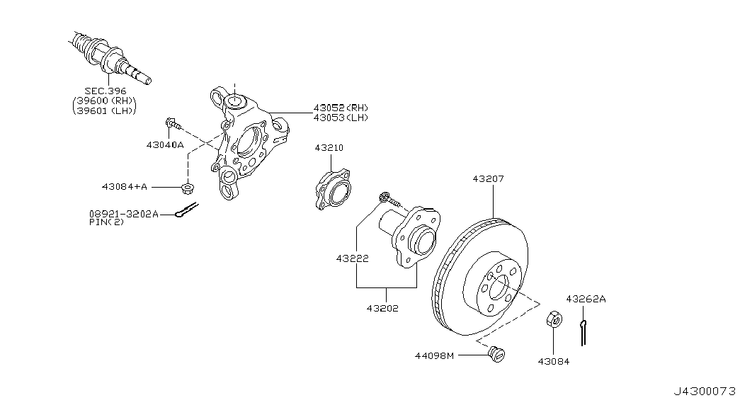 Infiniti 43206-CA000 - Discofreno www.autoricambit.com