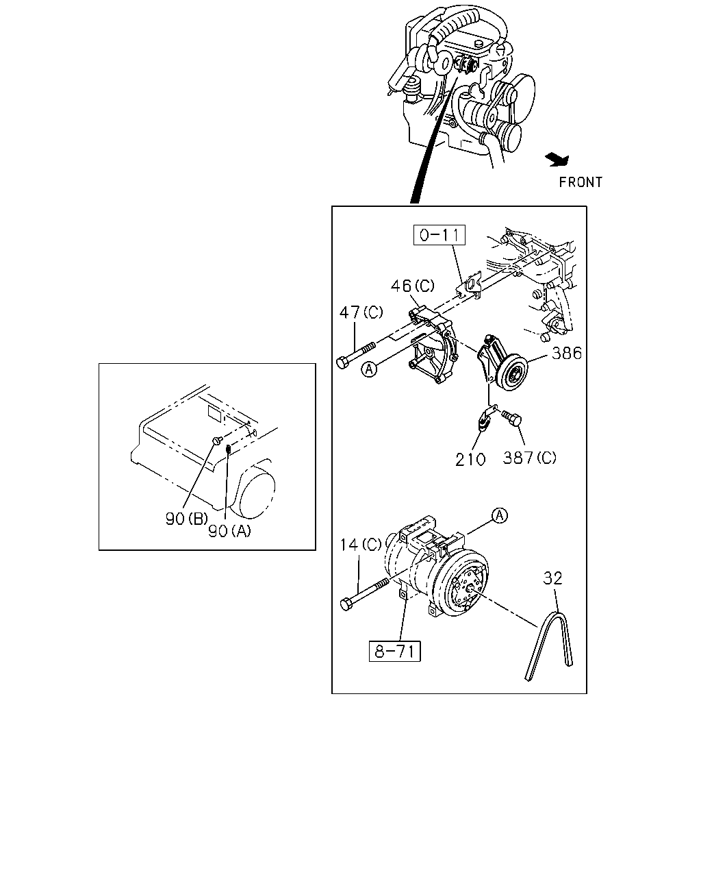 ISUZU 8-94434-926-0 - Cinghia trapezoidale www.autoricambit.com