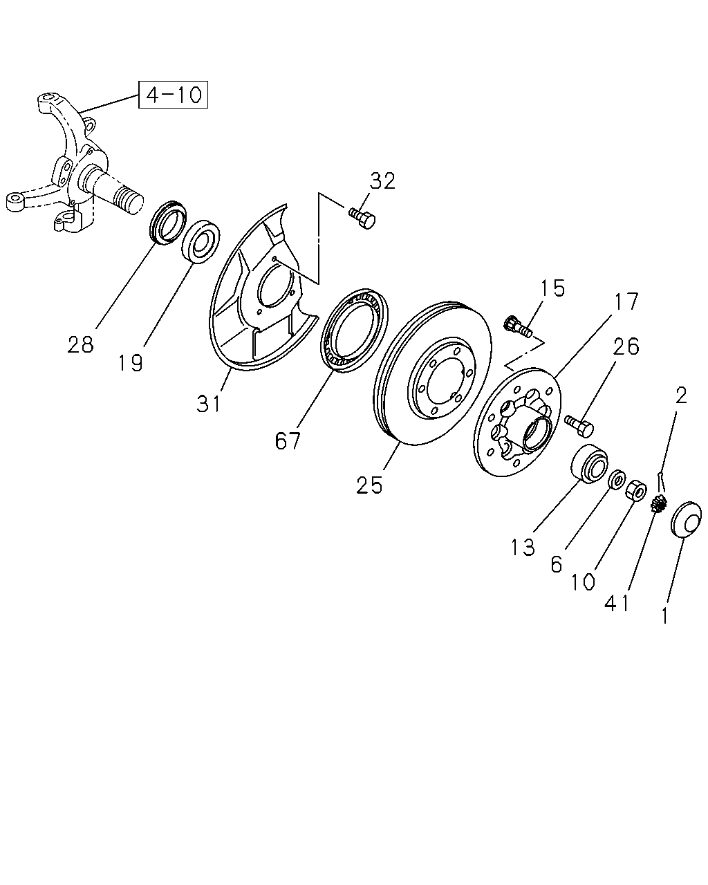 Subaru 8-94258-819-0 - Kit cuscinetto ruota www.autoricambit.com