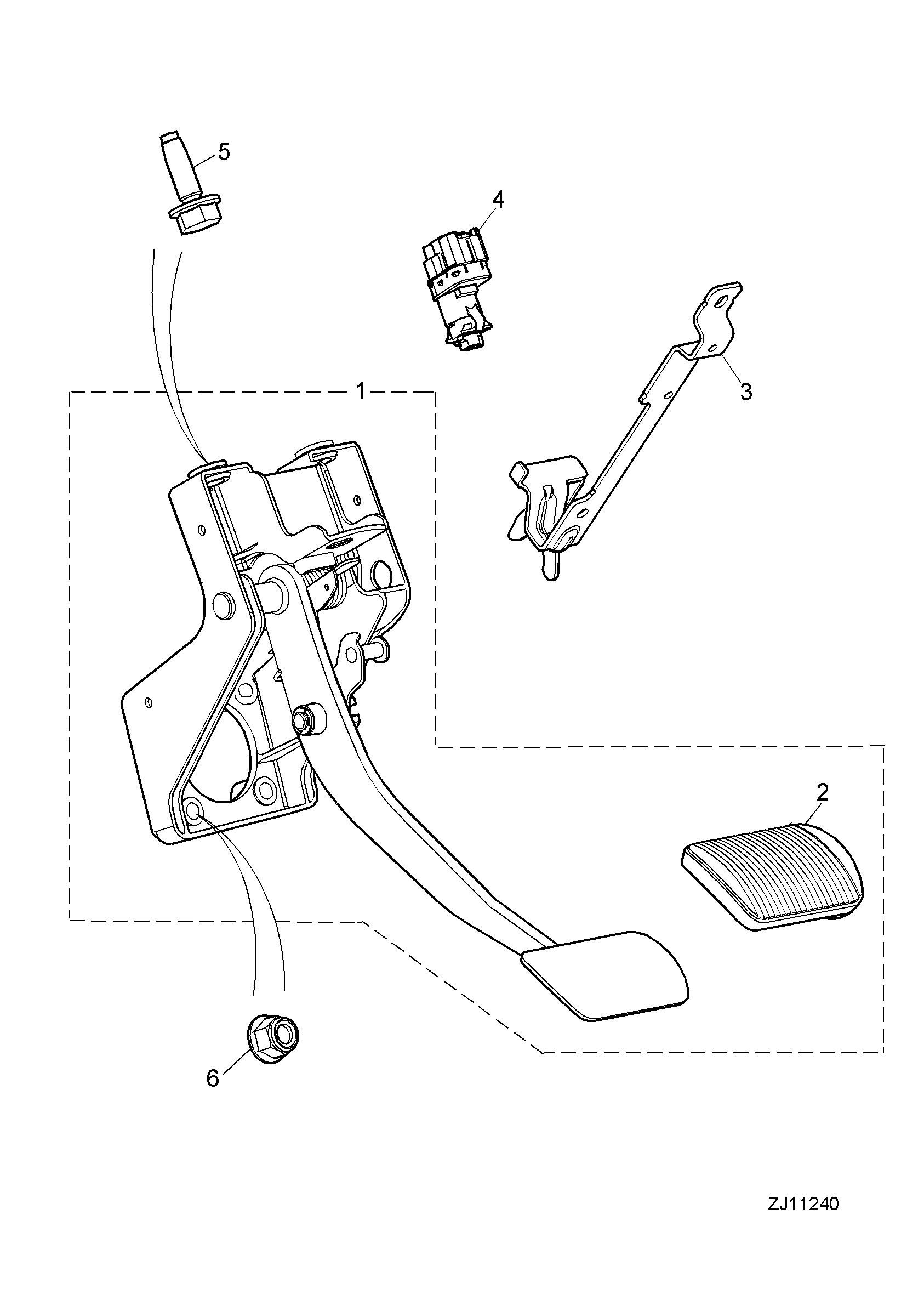 Jaguar C2P1 4525 - Interruttore luce freno www.autoricambit.com